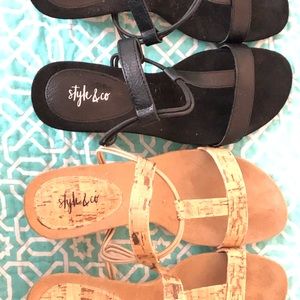 Small Wedge Sandals (2 pairs)